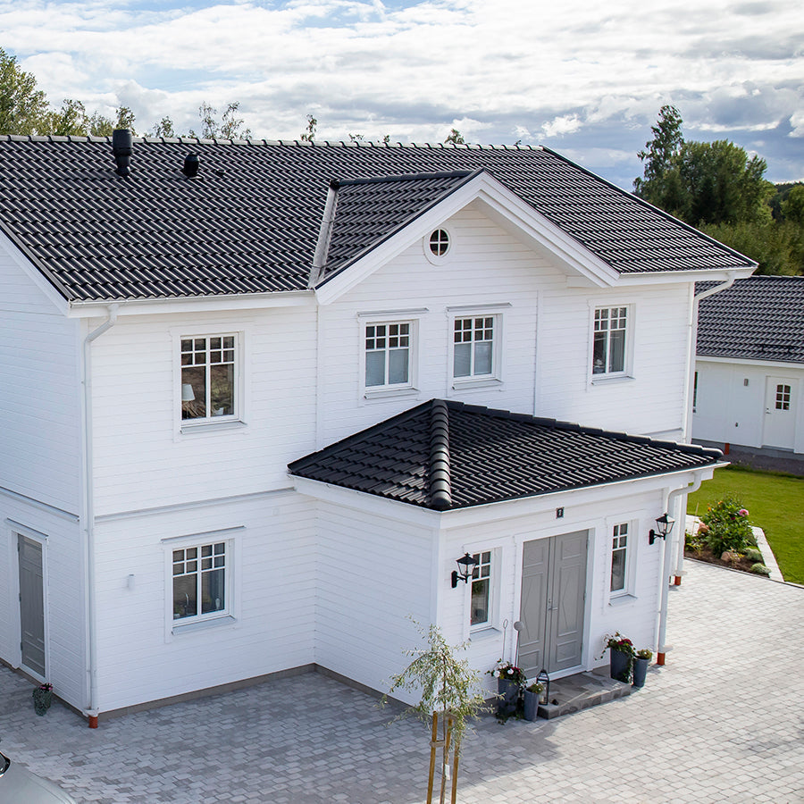 Benders takstein på hus